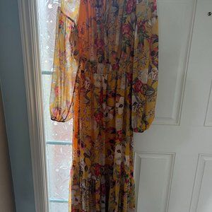 Yellow Floral Dress